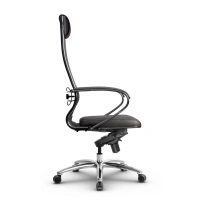 Кресло для руководителя Метта L 1m 38K2/K_17838_Кожа перфорированная NewLeather – Черный