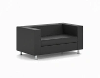 Диван двухместный Chairman АЛЕКТО 1460×850×700 Экокожа Euroline 9100