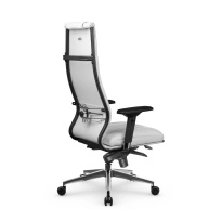 Кресло для руководителя Метта L 1m 50M/4D_17839_Кожа перфорированная NewLeather - Черный_Кожа перфорированная NewLeather - Черный