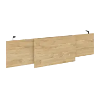 Onix Direct Царга для стола руководителя O.M-CSR-5 Тиквуд светлый/Антрацит металл 1540×450×54