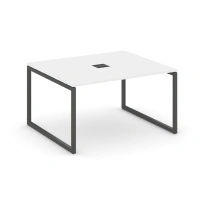 Стол для переговоров Style Project SN-4O.SPRG-033 Акация Лорка/Металл Черный 1380×1180×750