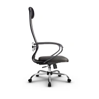 Кресло для руководителя Метта L 1m 38K2/K_17833_Кожа перфорированная NewLeather – Черный
