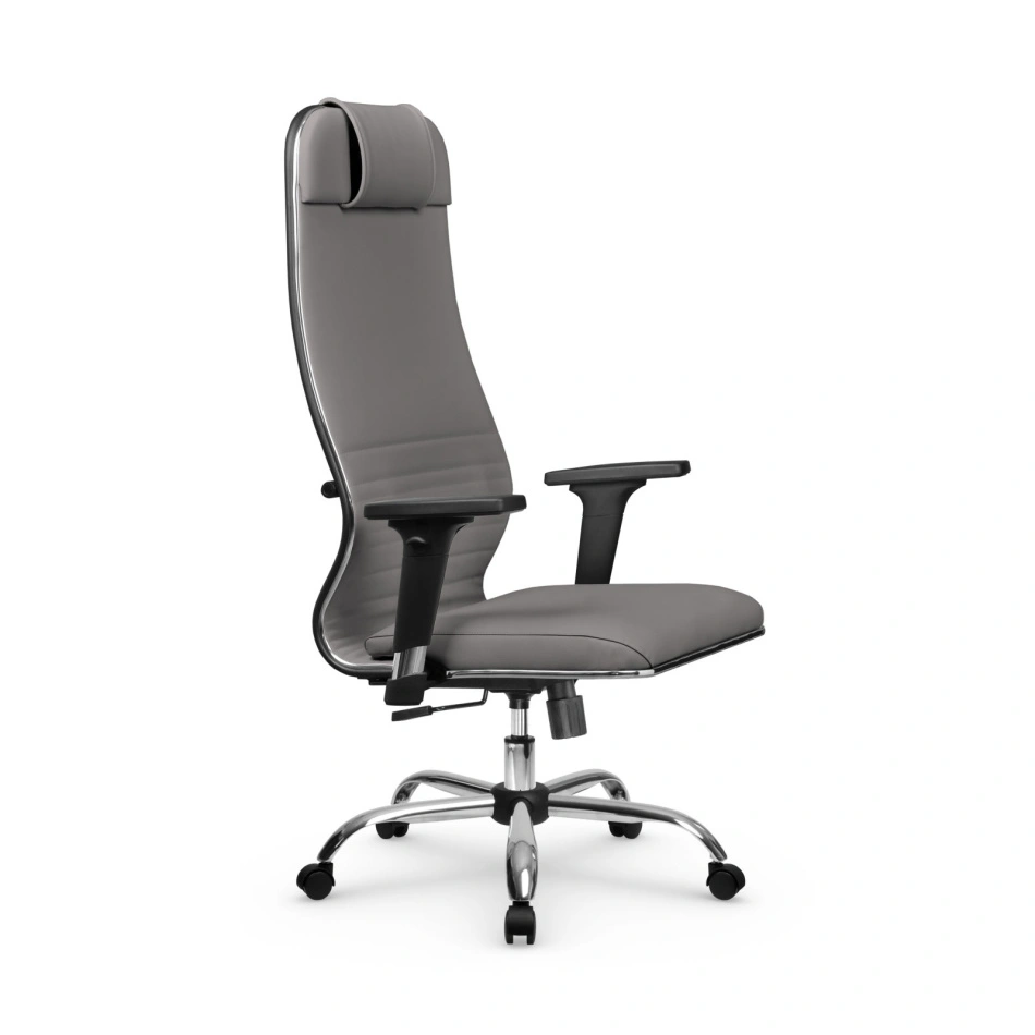 Кресло для руководителя Метта L 1m 38К2/2D_17833_Infinity Easy Clean_серый