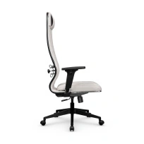 Кресло для руководителя Метта L 1m 40M/2D_17832_Кожа перфорированная NewLeather – Черный