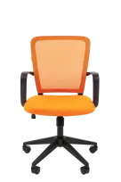 Кресло офисное Chairman 698 Россия TW-69 красный