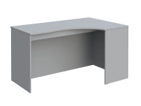Стол офисный эргономичный правый Simple SE-1400(R) Дуб Юкон Модерн 1400×900×760