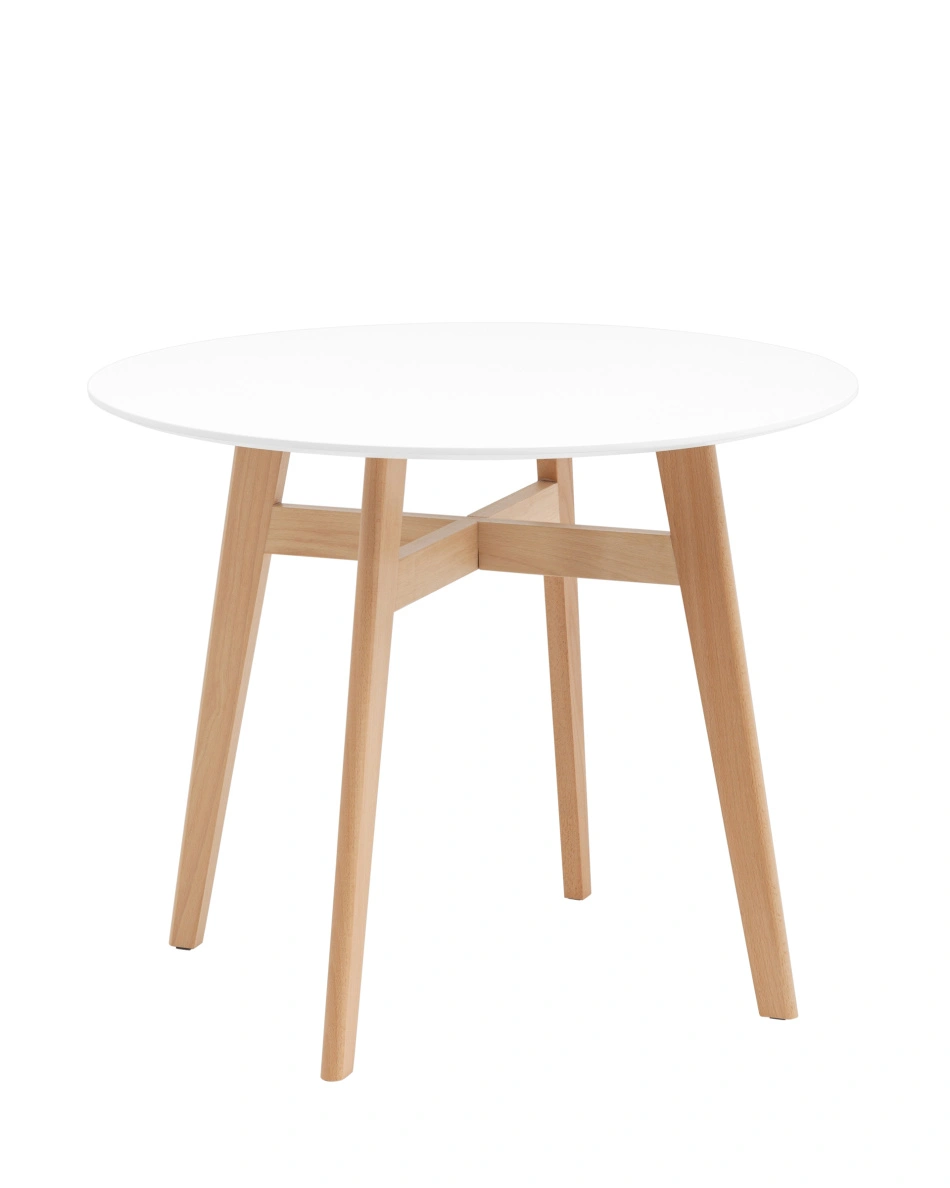 Стол обеденный Target Circle 90×90 белый