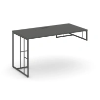 Стол офисный для опорной тумбы правый Rift RF.SPOT-015 (R) Дуб Табак/Металл Черный 1780×700×750