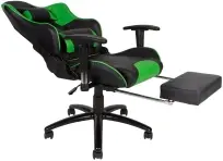 Кресло игровое NORDEN Lotus GTS реклайнер / черно-синяя экокожа/ стальная крестовина