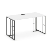 Стол офисный Rift RF.SP-003 Дуб Табак/Металл Черный 1380×600×750