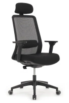 Кресло офисное WORK W-218C BLACK Черный