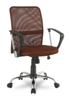 Кресло офисное College H-8078F-5/BROWN Коричневый акрил / Крестовина хром