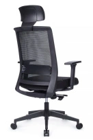 Кресло для руководителя RV Design Style 6215A Черный/Серый
