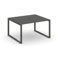 Стол для переговоров Style Project SN-6O.SPRG-033 Акация Лорка/Металл Черный 1380×1180×750