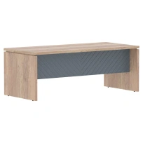 Стол для руководителя TLST 209 Сосна Эдмонт Z/Серо-голубой 2000×900×750 TORR LUX