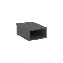 Тумба для документов с одной открытой нишей Style Project SN.TP-002 / Тиквуд Светлый / 343×491×176