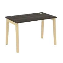 Onix Wood Стол офисный OW.SP-2.7 Дуб мали/Дуб светлый/Белый металл 1180×720×750
