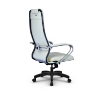 Кресло для руководителя Метта L 1m 40M/K_17831_Кожа перфорированная NewLeather – Черный