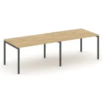 Стол для переговоров Style Project SN-4P.SPRG-011.3 Тиквуд Светлый/Металл Антрацит 1960×980×750