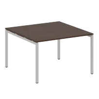 Metal System Quattro Перег. стол (1 столешница) на П-образном м/к 40БП.ПРГ-1.2 Акация/Антрацит металл 1200*1235*750