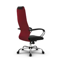 Кресло для руководителя Metta SU-BP-10 (SU-BK130-10) CH / Красный – Красный