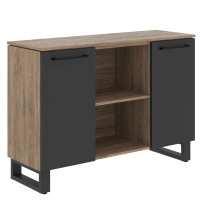 Тумба для документов EGR 1395 Кария Пальмира/Антрацит 1350×452×956 ENIO