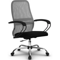Кресло офисное Metta  SU-CP-8P (SU-СК130-8P) CH / Красный – Красный