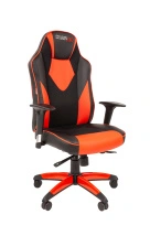 Игровое кресло Chairjet 17 черно-красный синхромех. рег.локти, слайдер