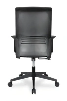 Кресло офисное College CLG-427 LBN-B Black Кожа PU Черный / Крестовина пластик