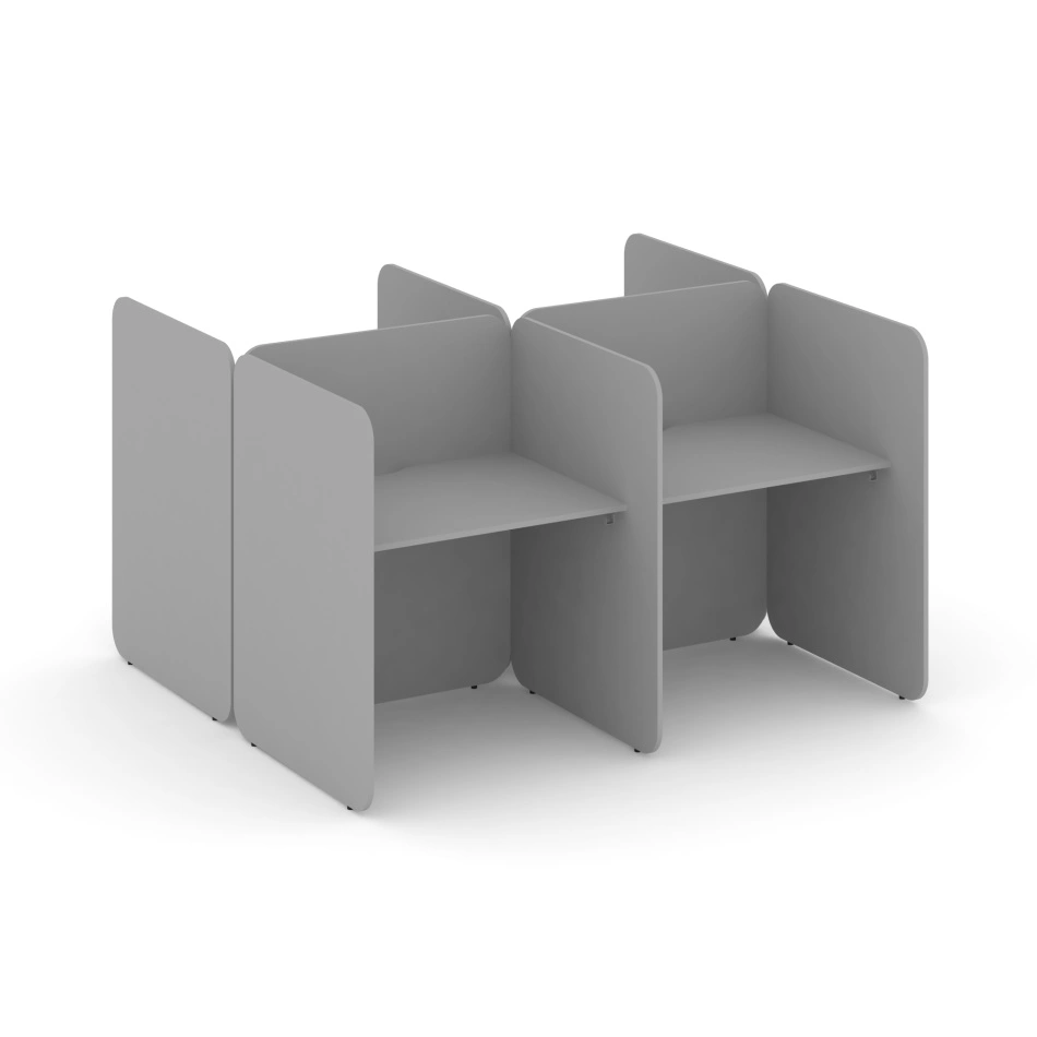 Офисная мебель Bell. Комплект №5 KCB.K-005 Серый 1614×1800×1200