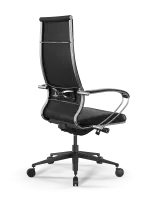 Кресло для руководителя Метта L 1m 42/K_17832_Кожа перфорированная NewLeather – Черный