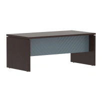 Стол для руководителя TLST 189 Сосна Эдмонт Z/Серо-голубой 1800×900×750 TORR LUX