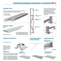 Ребро усиливающее полки MS U 100