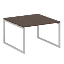 Metal System Quattro Перег. стол (1 столешница) на О-образном м/к 40БО.ПРГ-1.2 Акация/Антрацит металл 1200*1235*750
