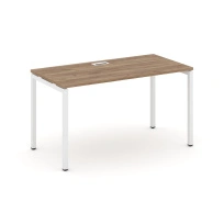 Стол офисный Style Project SN-4P.SP-001 / Дуб Табак – Металл Белый / 980×600×750