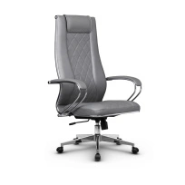 Кресло для руководителя Метта L 1m 50M/K_17834_Кожа перфорированная NewLeather - Черный_Кожа перфорированная NewLeather - Черный