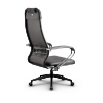 Кресло для руководителя Метта L 1m 38K2/K_17832_Кожа перфорированная NewLeather – Черный