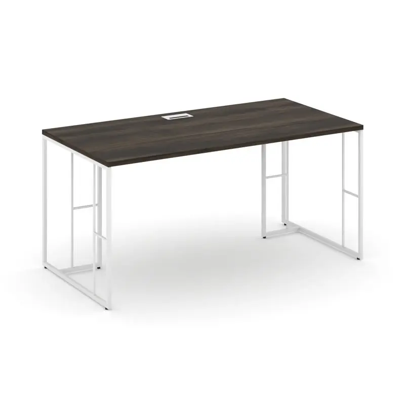 Стол для руководителя Rift Direct RF.SR-025 Дуб Мали / Металл Белый 1780×800×750