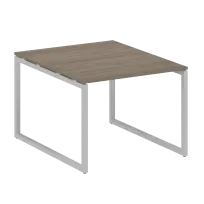 Metal System Quattro Перег. стол (1 столешница) на О-образном м/к 40БО.ПРГ-1.1 Акация/Антрацит металл 1000*1235*750