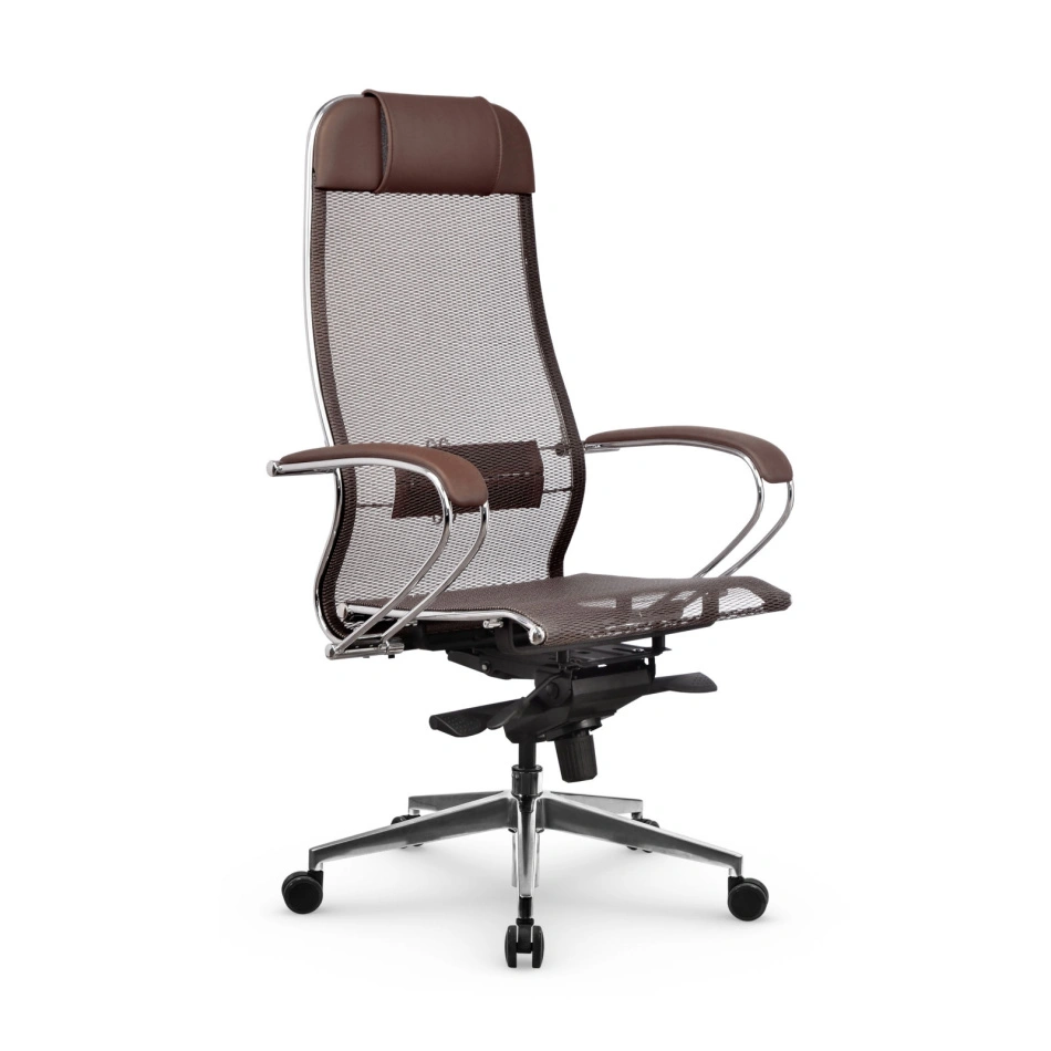 Кресло для руководителя Samurai S-1.041 Infinity Easy Clean темно-коричневый