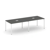 Стол для переговоров Style Project SN-4P.SPRG-011 Акация Лорка/Металл Черный 1960×980×750