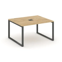 Стол для переговоров Style Project SN-6O.SPRG-033 Акация Лорка/Металл Черный 1380×1180×750