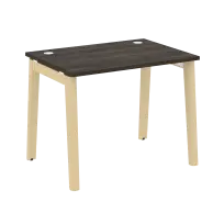 Onix Wood Стол офисный OW.SP-1.7 Дуб мали/Дуб светлый/Белый металл 980×720×750