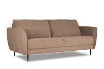 Диван офисный трехместный Monaco Euroforma / Велюр Fortis 290 / Бежевый / 1900×880×820