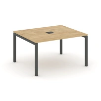 Стол для переговоров Style Project SN-5P.SPRG-033 Акация Лорка/Металл Черный 1380×1180×750