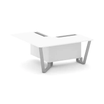 Проходной угловой модуль левый Steel Meet KD-PR.B.SPPOU-16(L) / Тиквуд Светлый – Металл Серый / 1600×1600×750