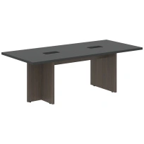 Стол для переговоров VCT 2210 Яшма черный/Кобра 2200×1000×750 VELION