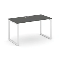 Стол офисный Style Project SN-4O.SP-005 / Дуб Табак – Металл Белый / 1780×600×750