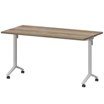 Стол мобильный складной Моби МБ25-140.70 Таксония/Белый