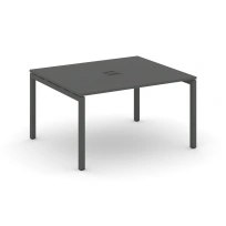 Стол для переговоров Style Project SN-5P.SPRG-033 Акация Лорка/Металл Черный 1380×1180×750